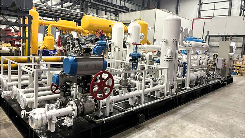 Compresora para compresión de CO2/ Compresor de CO2/ Compresores de CO₂ para CCUS (Captura, Utilización y Almacenamiento de Carbono)